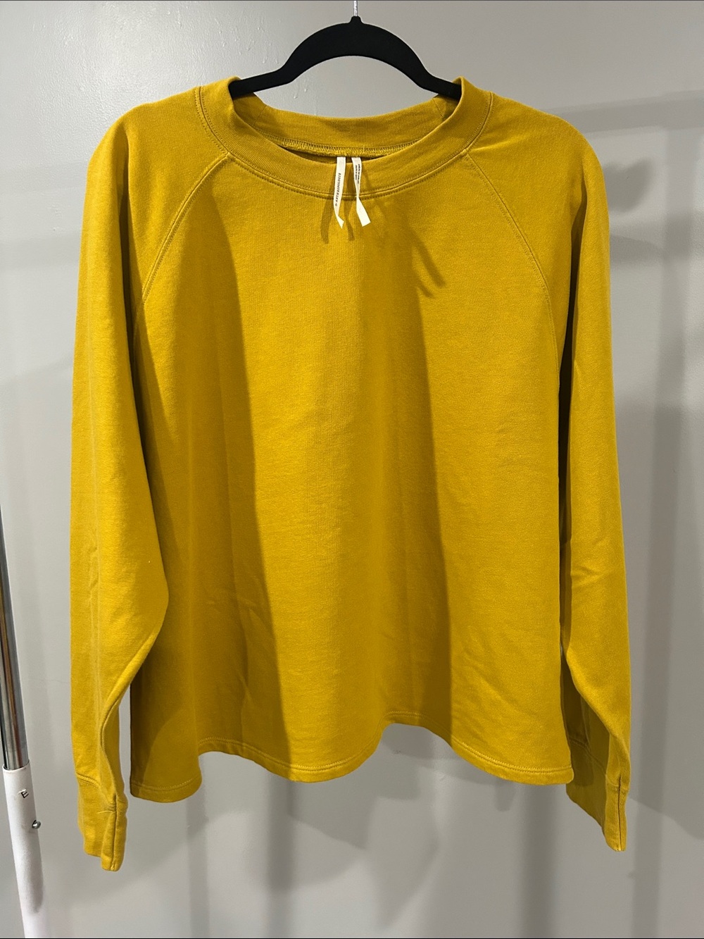 Anthropologie Golden Yellow Crewneck Sweatshirt